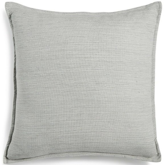 Hotel Collection 525-TC Cotton Yarn Dyed 20" Decorative Pillow - Ash Gray - Picture 1 of 3